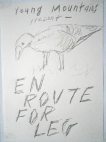 En Route for Leg film poster by Duncan Ward